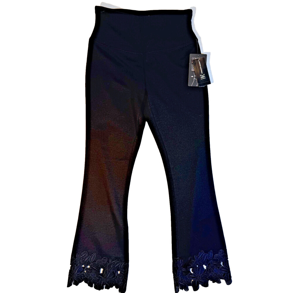 INC International Concepts Leggings Women's Size XS High Waist Pull On Crochet